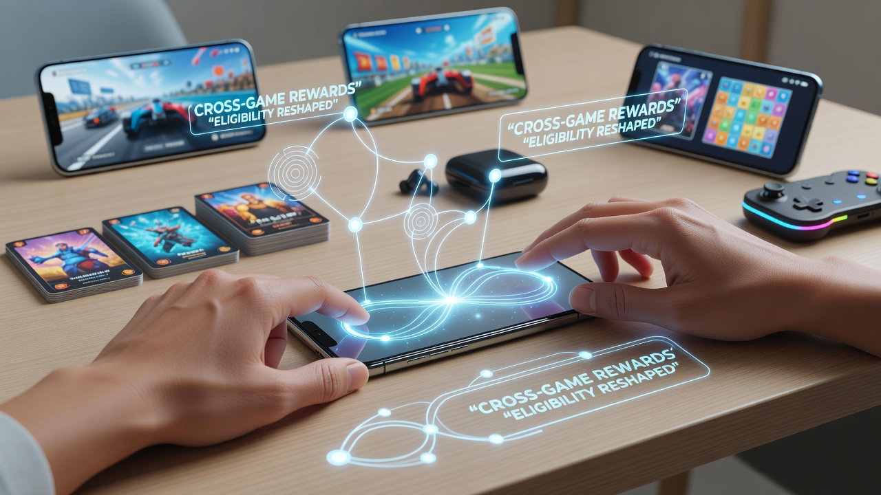 Detailansicht einer mobilen App mit Gesture-Tracking und Belohnungsfortschritt in Tischspiel-Umgebungen