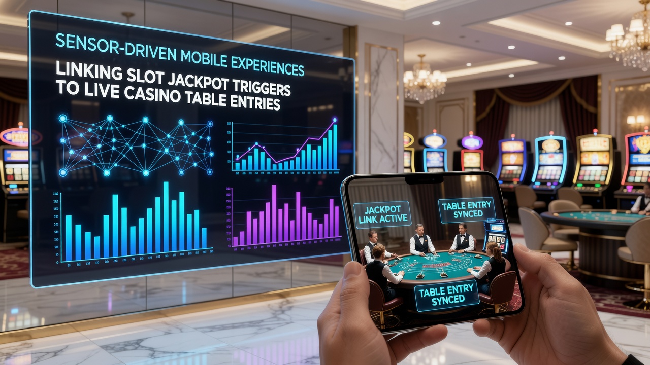 Mobile Sensoren erfassen Bewegungen und leiten Jackpot-Signale zu Live-Casino-Tischen weiter
