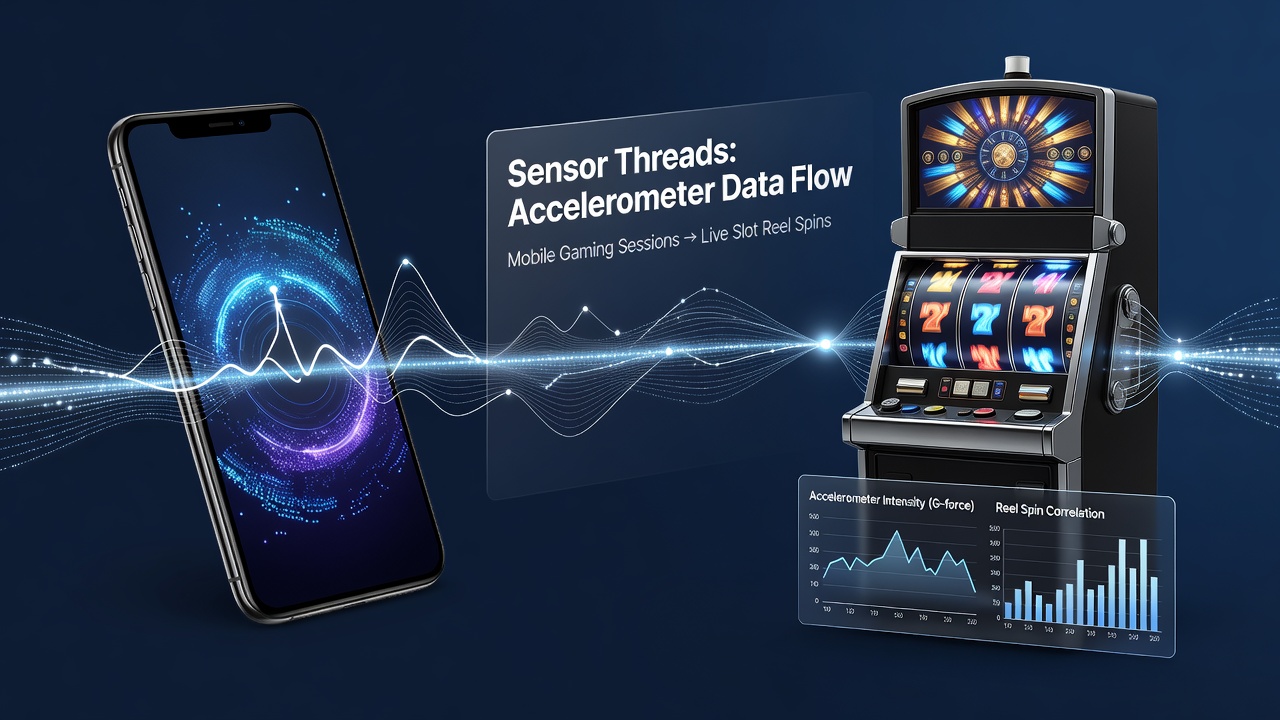 Visualisierung von Sensor-Datenströmen zwischen mobilen Slots und Live-Casino-Tischen