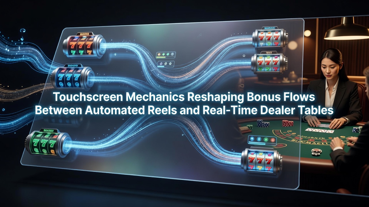 Integration von Touchscreen-Mechaniken zwischen Walzen und Live-Tischen