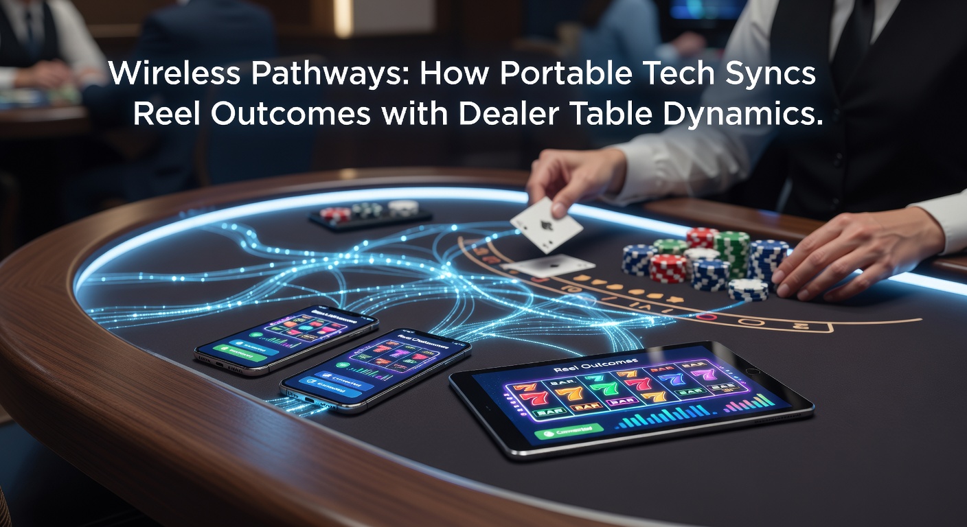 Mobile Geräte synchronisieren Spielergebnisse über drahtlose Netzwerke mit Live-Dealer-Tischen in modernen Casinos